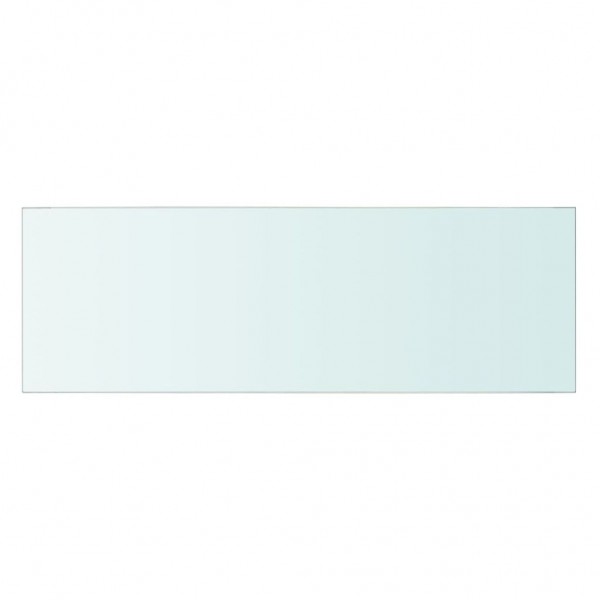 Panel de estante vidrio claro 60x20 cm M 2