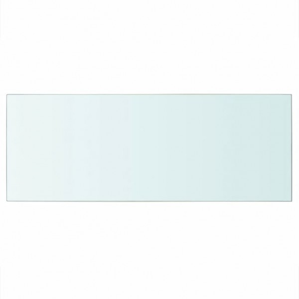 Panel de estante vidrio claro 60x25 cm M 2
