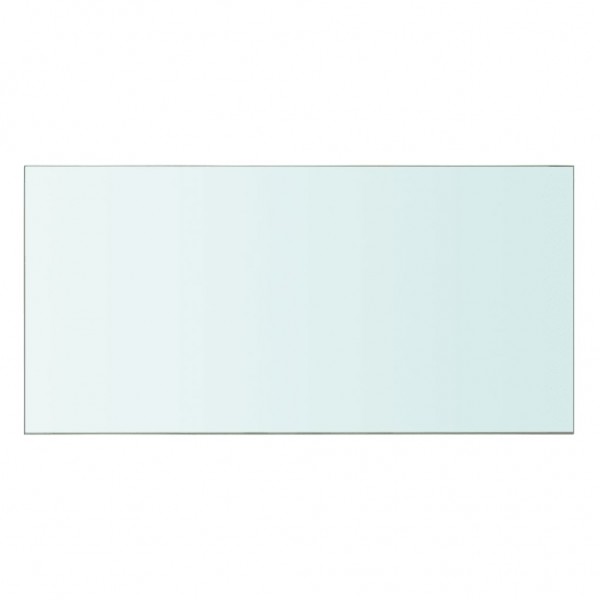 Panel de estante vidrio claro 60x30 cm M 2
