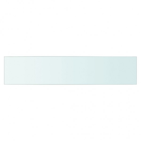 Panel de estante vidrio claro 70x15 cm M 2
