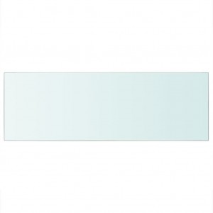Panel de estante vidrio claro 70x25 cm H