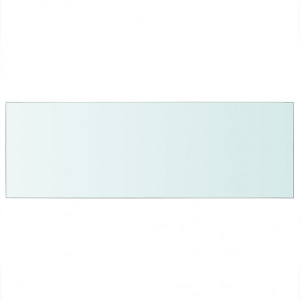 Panel de estante vidrio claro 70x25 cm M 2