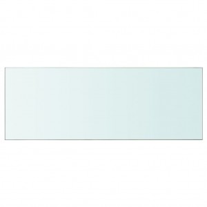 Panel de estante vidrio claro 80x30 cm H
