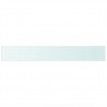 Panel de estante vidrio claro 90x12 cm 2