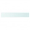 Panel de estante vidrio claro 90x15 cm 2