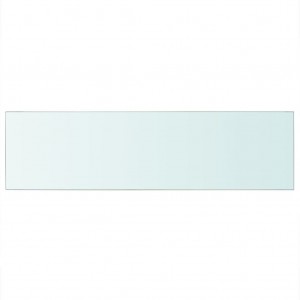 Prateleira de vidro 90x25 cm transparente H