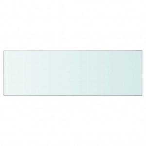 Panel de estante vidrio claro 90x30 cm H