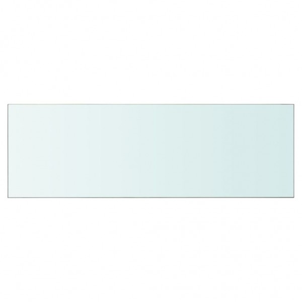 Panel de estante vidrio claro 90x30 cm M 2