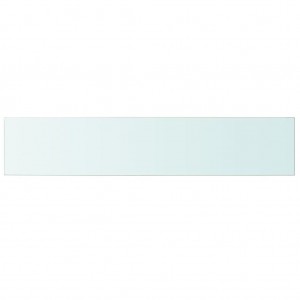 Panel de estante vidrio claro 100x20 cm H