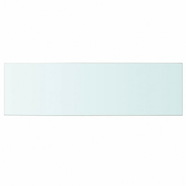Panel de estante vidrio claro 100x30 cm M 2