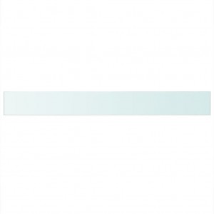 Panel de estante vidrio claro 110x12 cm H