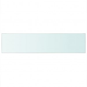 Panel de estante vidrio claro 110x25 cm H