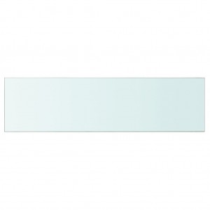 Panel de estante vidrio claro 110x30 cm H