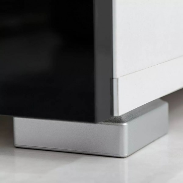 Armários de parede para TV com luz LED. 5 pcs. preto M 5