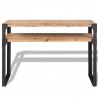 Mesa consola de madera maciza reciclada 120x40x85 cm 2
