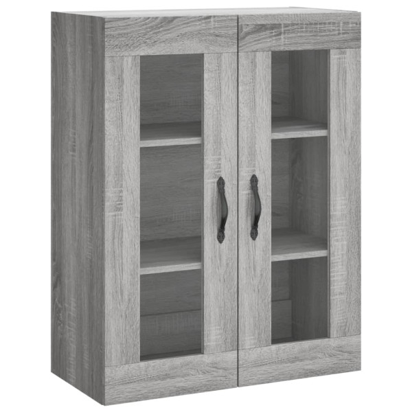 Aparador alto madera contrachapada gris sonoma 69.5x34x180 cm M 5