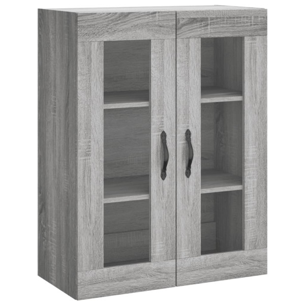Aparador alto madera contrachapada gris sonoma 69.5x34x180 cm M 5