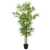 Árvore de bambu artificial 368 folhas 80 cm verde 1