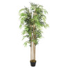 Árbol de bambú artificial con 500 hojas verde 80 cm 1
