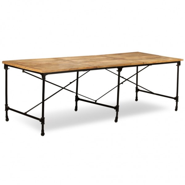 Mesa de jantar madeira de mangueira maciça 240 cm M 3