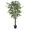 Árbol ficus artificial 630 hojas verde 120 cm 2