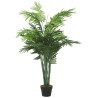 Palmeira artificial 28 folhas 120 cm verde 1