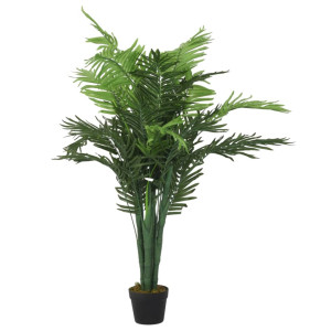 Palmeira artificial 28 folhas 120 cm verde H