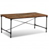 Mesa de jantar madeira reciclada maciça 180 cm 3