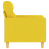 Sillón de tela amarillo claro 60 cm 4