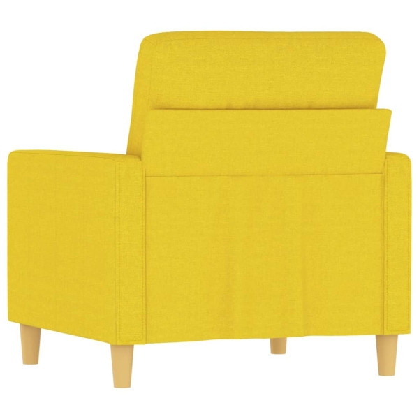 Poltrona 60 cm tecido amarelo-claro M 5