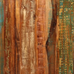 Mesa de comedor de madera maciza reciclada 180 cm H