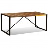 Mesa de jantar madeira reciclada maciça 180 cm 4