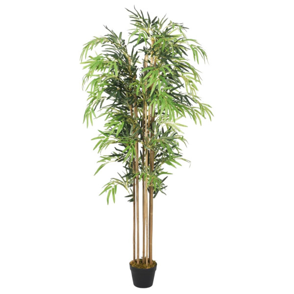 Árbol de bambú artificial con 730 hojas verde 120 cm D