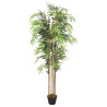 Árvore de bambu artificial 730 folhas 120 cm verde 1