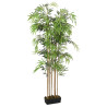 Árbol de bambú artificial con 1650 hojas verde 180 cm 1