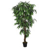 Árbol de mango artificial con 900 hojas verde 180 cm 1
