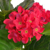 Planta artificial hortensia con macetero 60 cm roja 2