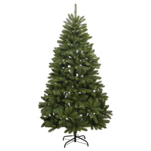 Árvore de Natal artificial articulada com suporte 240 cm verde H