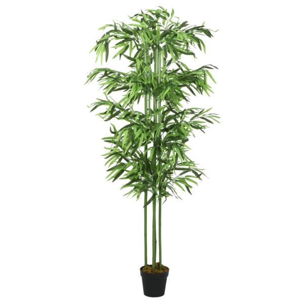 Árbol de bambú artificial con 864 hojas verde 180 cm D