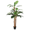 Árbol de plátano artificial 19 hojas verde 180 cm 2
