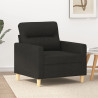 Sillón de tela negro 60 cm 1