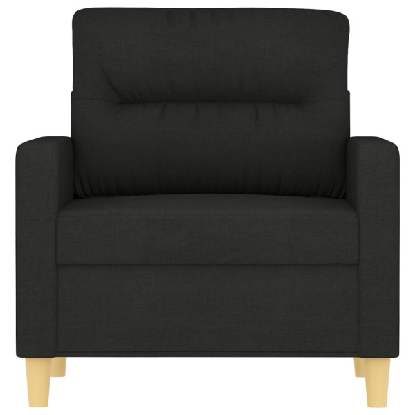 Sillón de tela negro 60 cm M 3