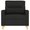 Sillón de tela negro 60 cm 3
