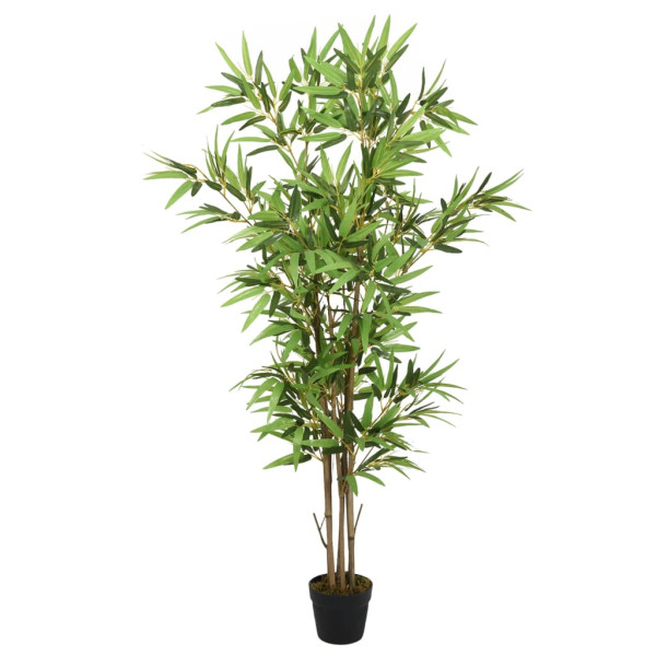 Árbol de bambú artificial con 552 hojas verde 120 cm D