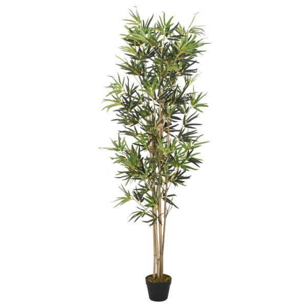 Árbol de bambú artificial con 1104 hojas verde 180 cm D