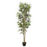 Árvore de bambu artificial 1104 folhas 180 cm verde 1