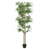 Árbol de bambú artificial con 988 hojas verde 150 cm 1
