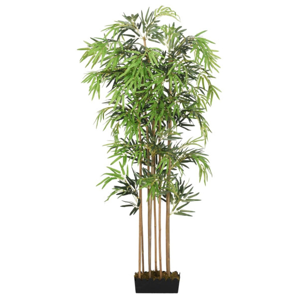 Árvore de bambu artificial 730 folhas 120 cm verde M 2