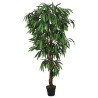Árbol de mango artificial con 1050 hojas verde 200 cm 1