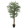 Arce artificial con 504 hojas verde 150 cm 2